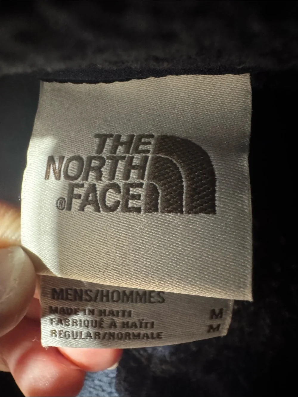 The North Face Men’s Navy Half-Zip Fleece Pullover Size M